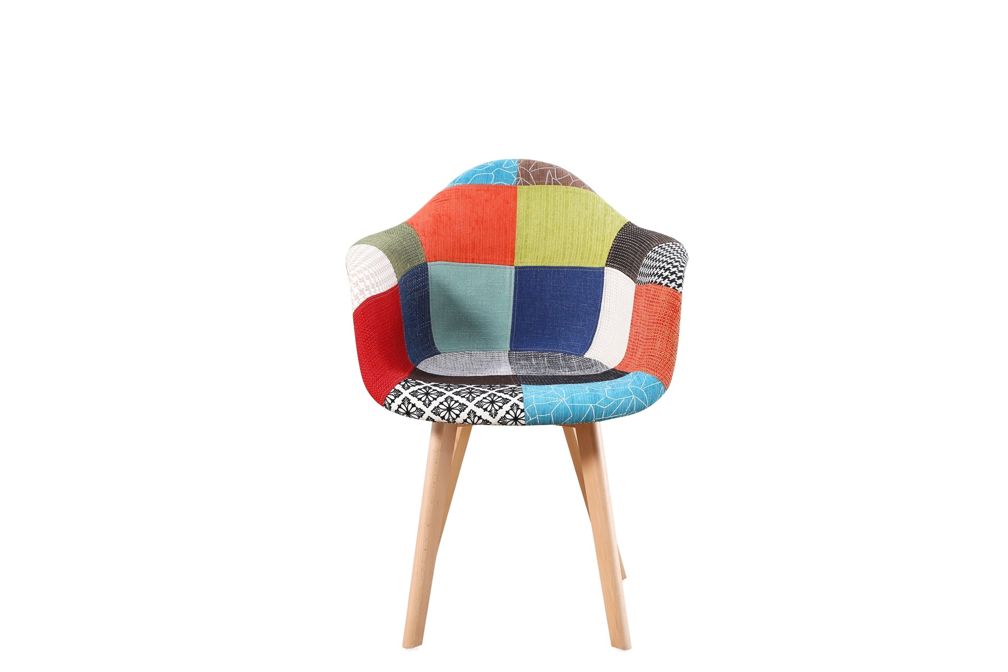 Het is goedkoop Verhoog jezelf bijeenkomst Eames Style Studio Chair Patchwork Red Multi - Back in stock this June -  Pre order now | Fervor + Hue