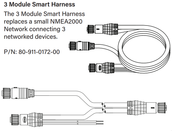 CZone 3 Module Smart Harness 80-911-0172-00