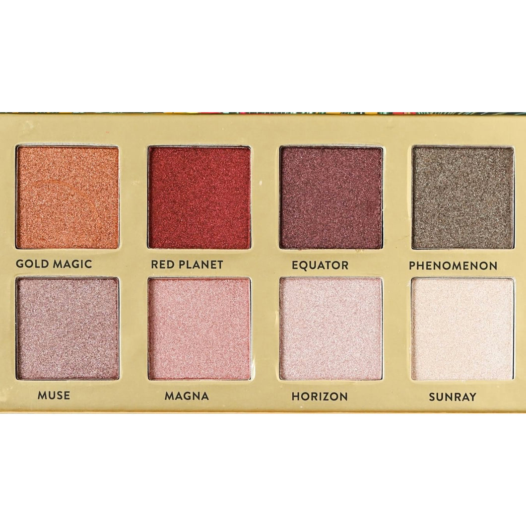 red and gold eyeshadow palette