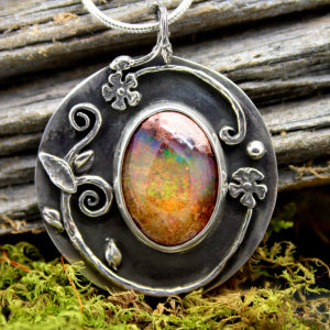 Fire in the Heart $395 Mexican Fire Opal