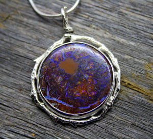 web of life with Yowah Opal $295
