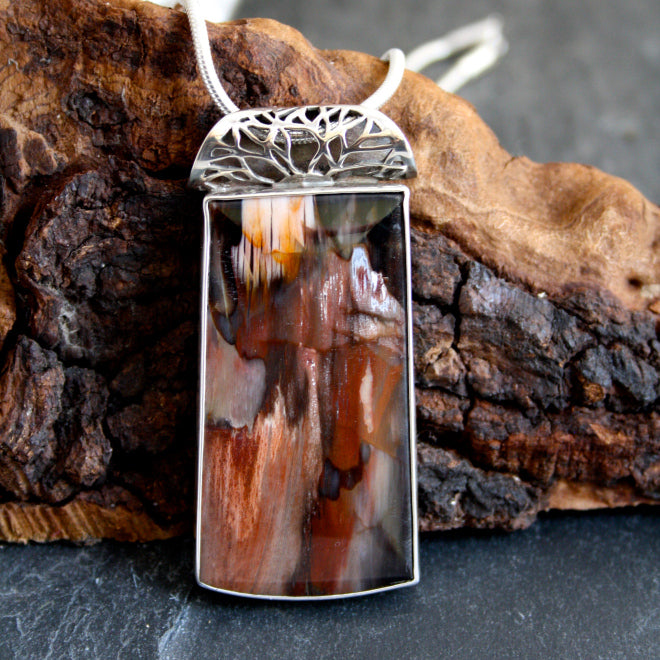 "In the Core" with petrified wood $365