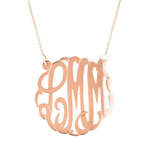 Up To 83% Off on Large Initial Necklace for Wo... | Groupon Goods