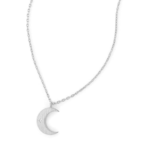 Moon Necklace - CZPB5015Y CZPB5015W