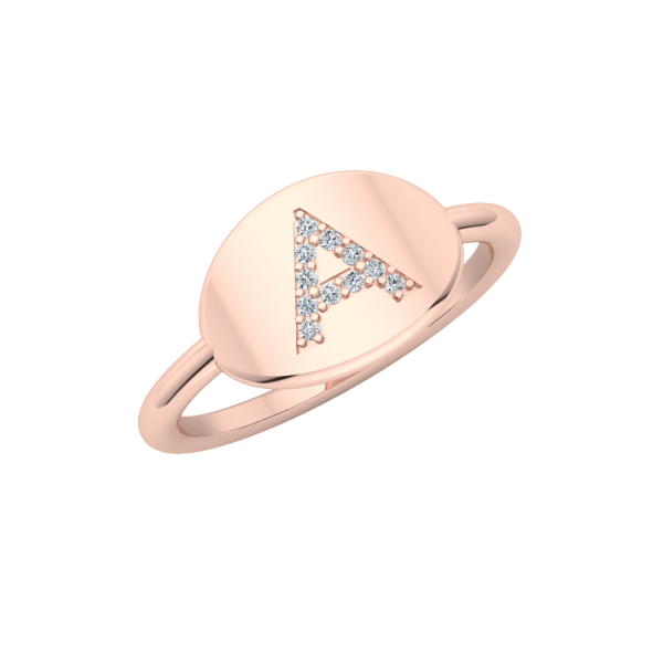 Personalized 14k Lowercase Initial Diamond Bracelet - BM4125 – Maya J