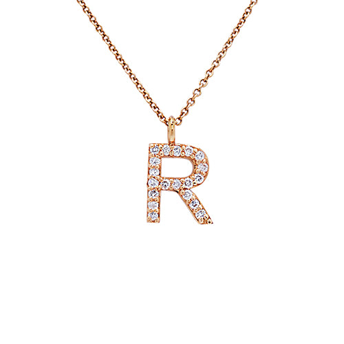 Personalized 14k & Diamond 3 Initial Necklace - PCT363D2 – Maya J