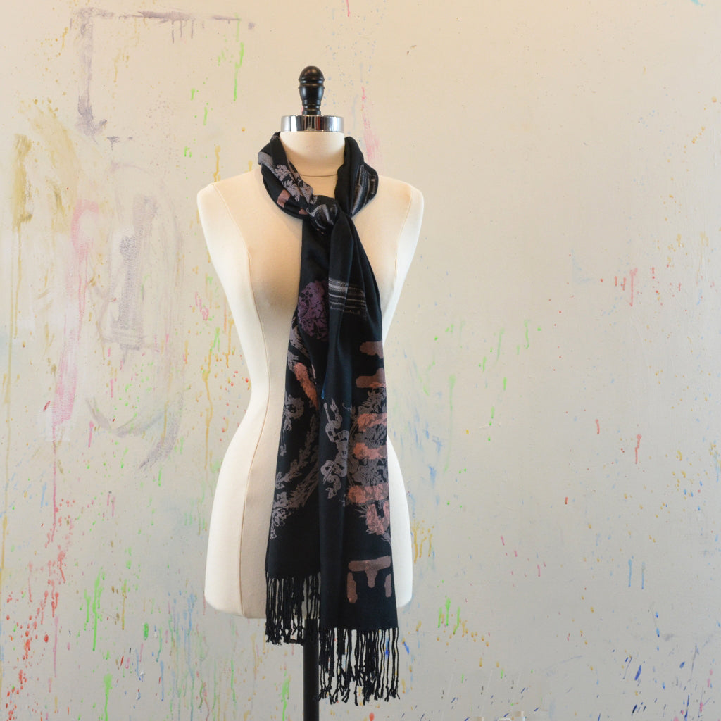 printed pashmina scarf