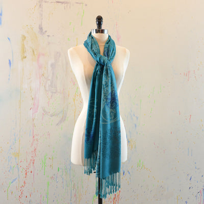 printed pashmina scarf