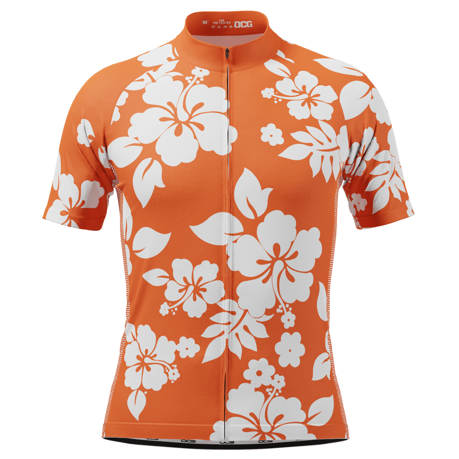 Men's Hawaiian Aloha Floral Short Sleeve Cycling Jersey – Online ...