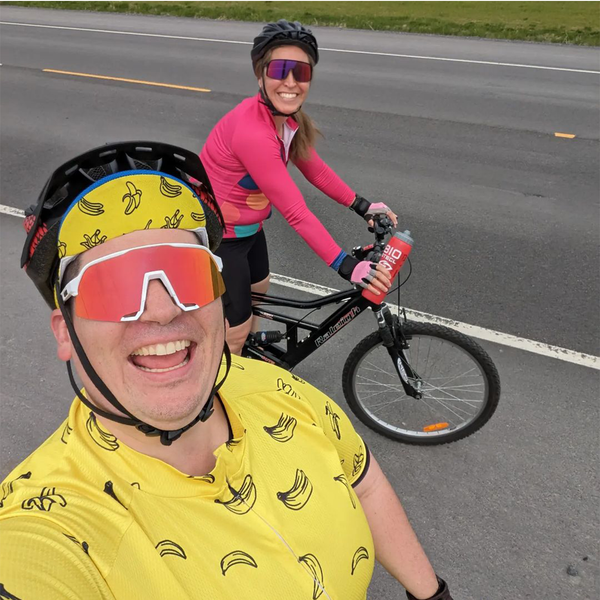 Cycling with friends