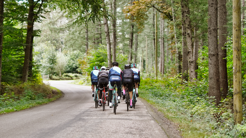 riding in a group