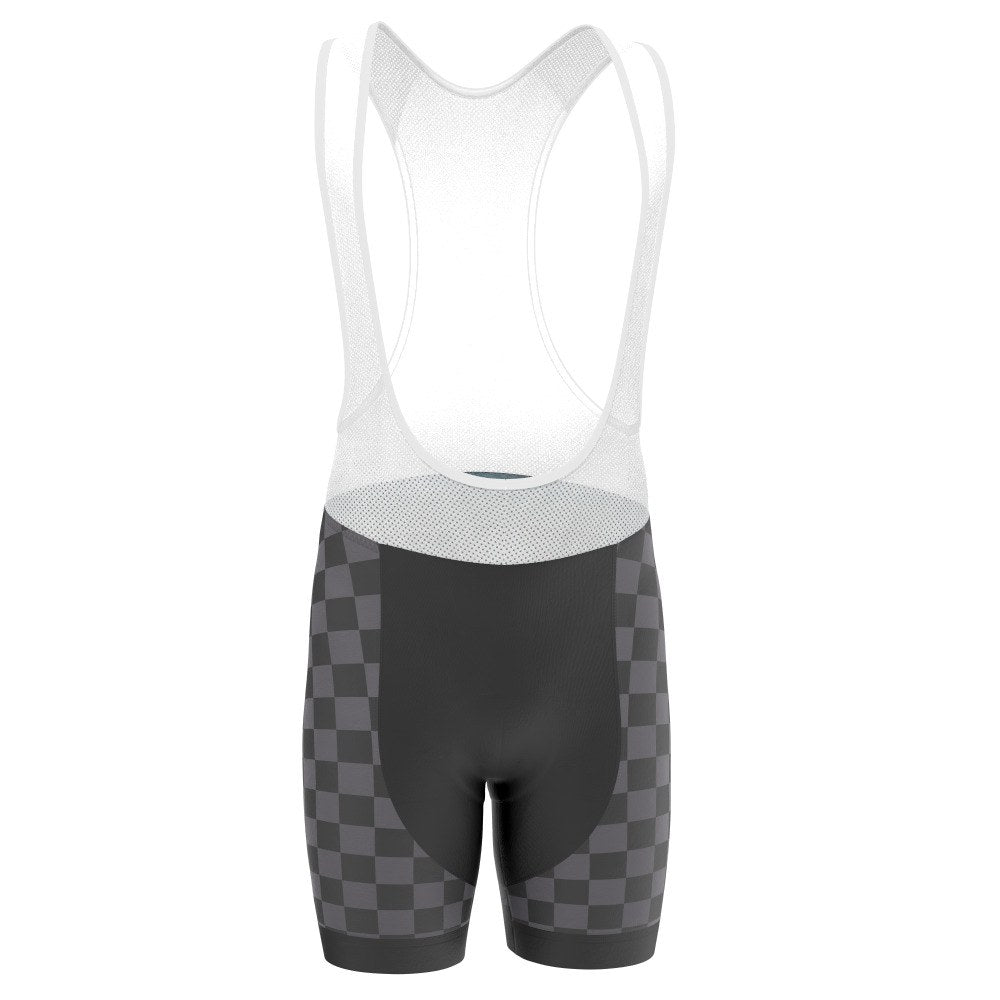 black and white checkered cycling shorts
