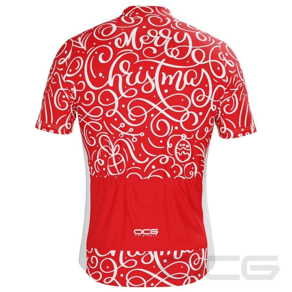 Men's Christmas Swirl Short Sleeve Cycling Jersey only $54.99 ...