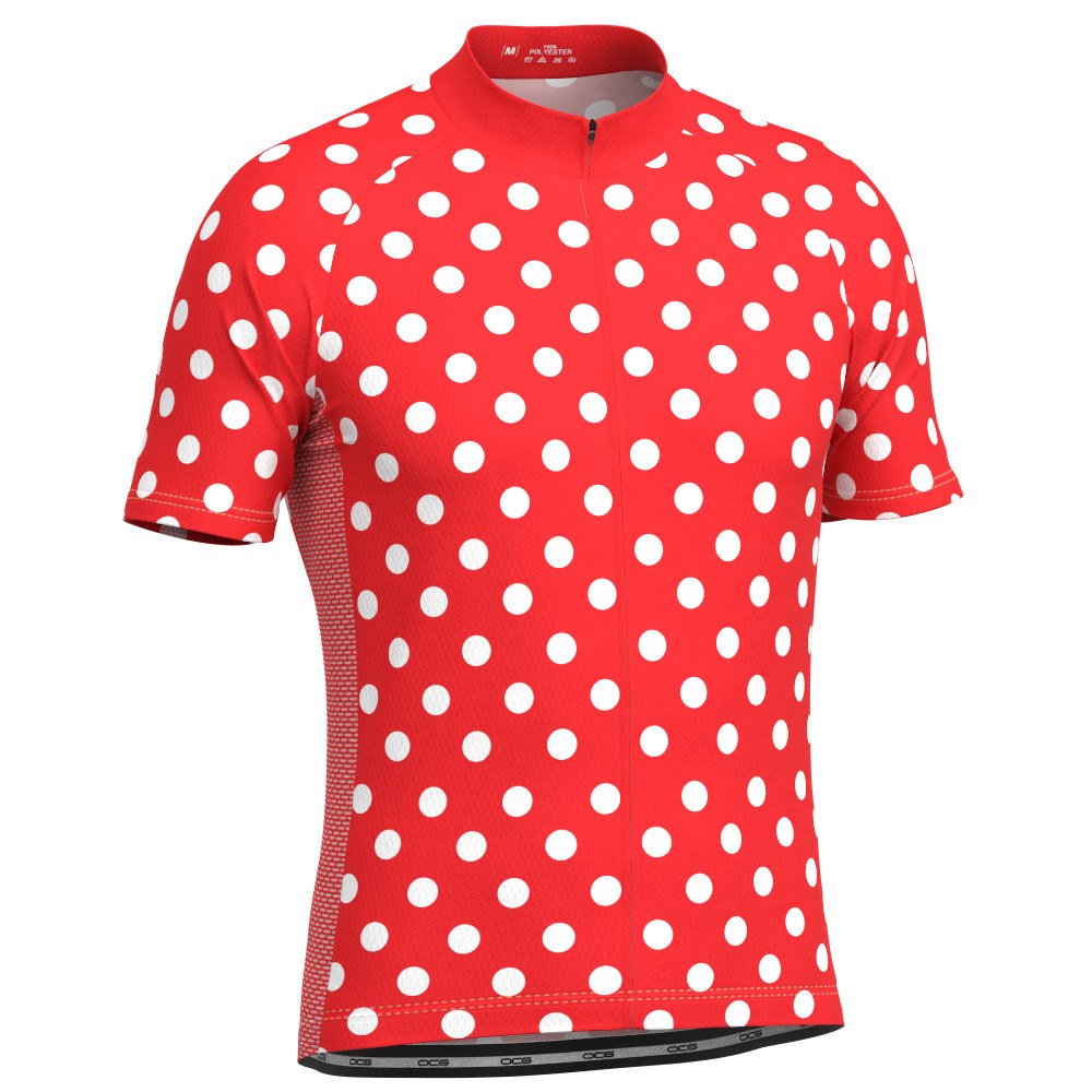 polka dot bike jersey