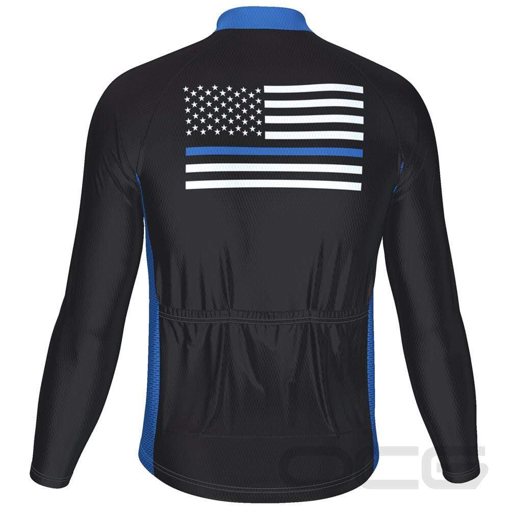 thin blue line cycling jersey