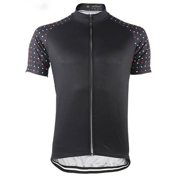 black cycling jersey mens