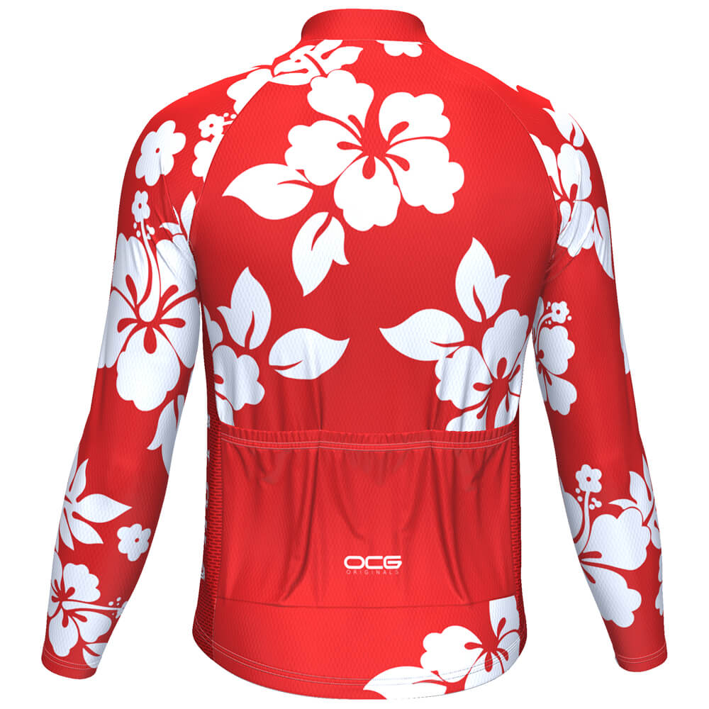 hawaiian shirt bike jersey