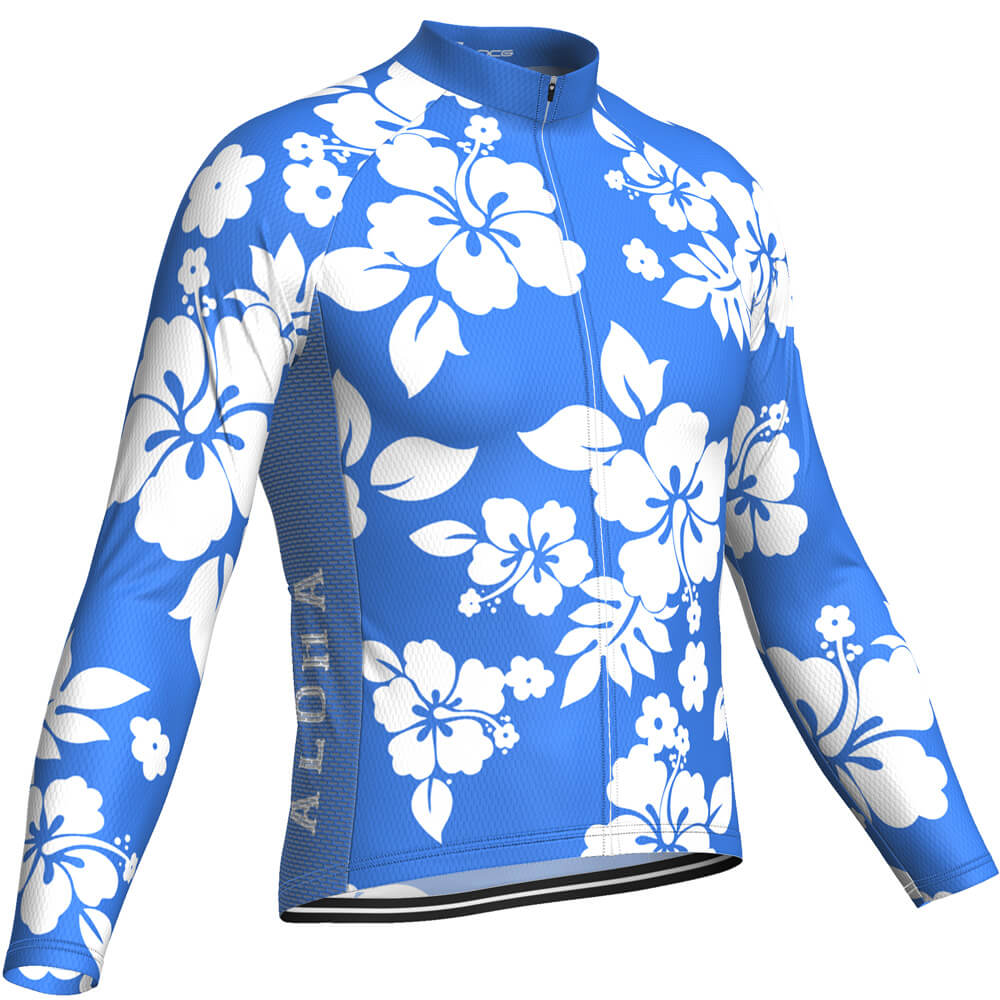 mens floral cycling jersey