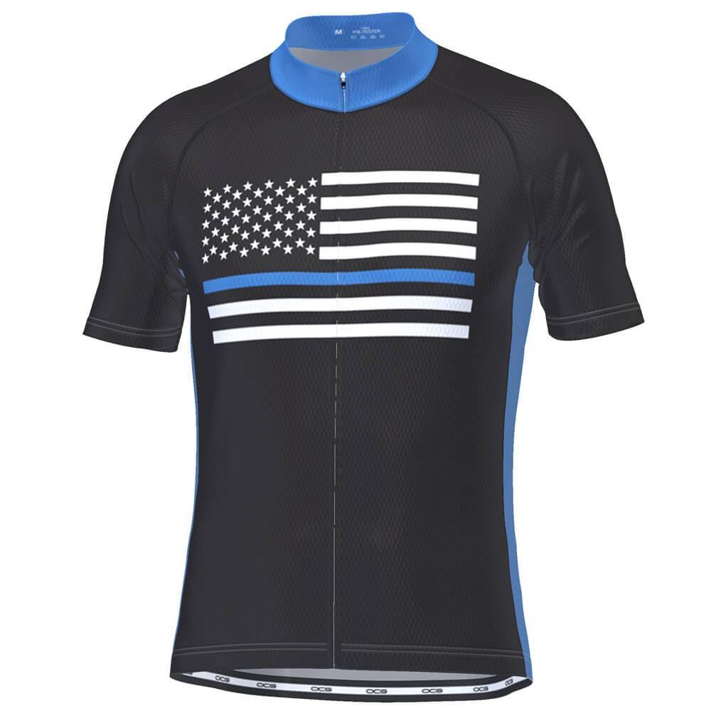 thin blue line cycling jersey