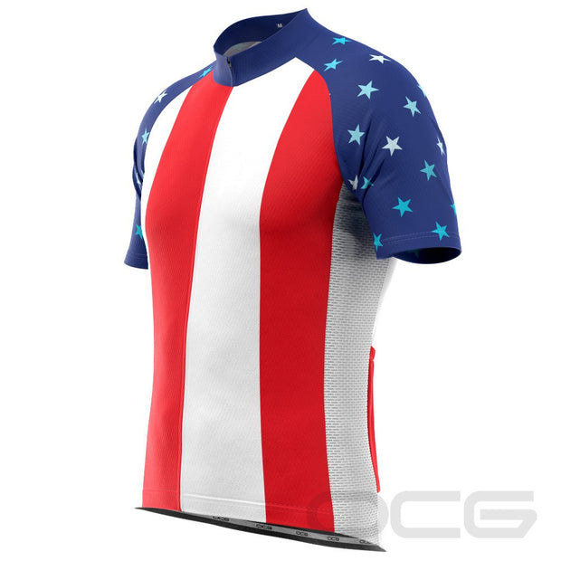 USA American Flag Cycling Jersey exclusive at Online Cycling Gear