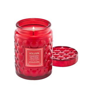 Cherry Gloss Large Jar Candle - Urban Posh Boutique