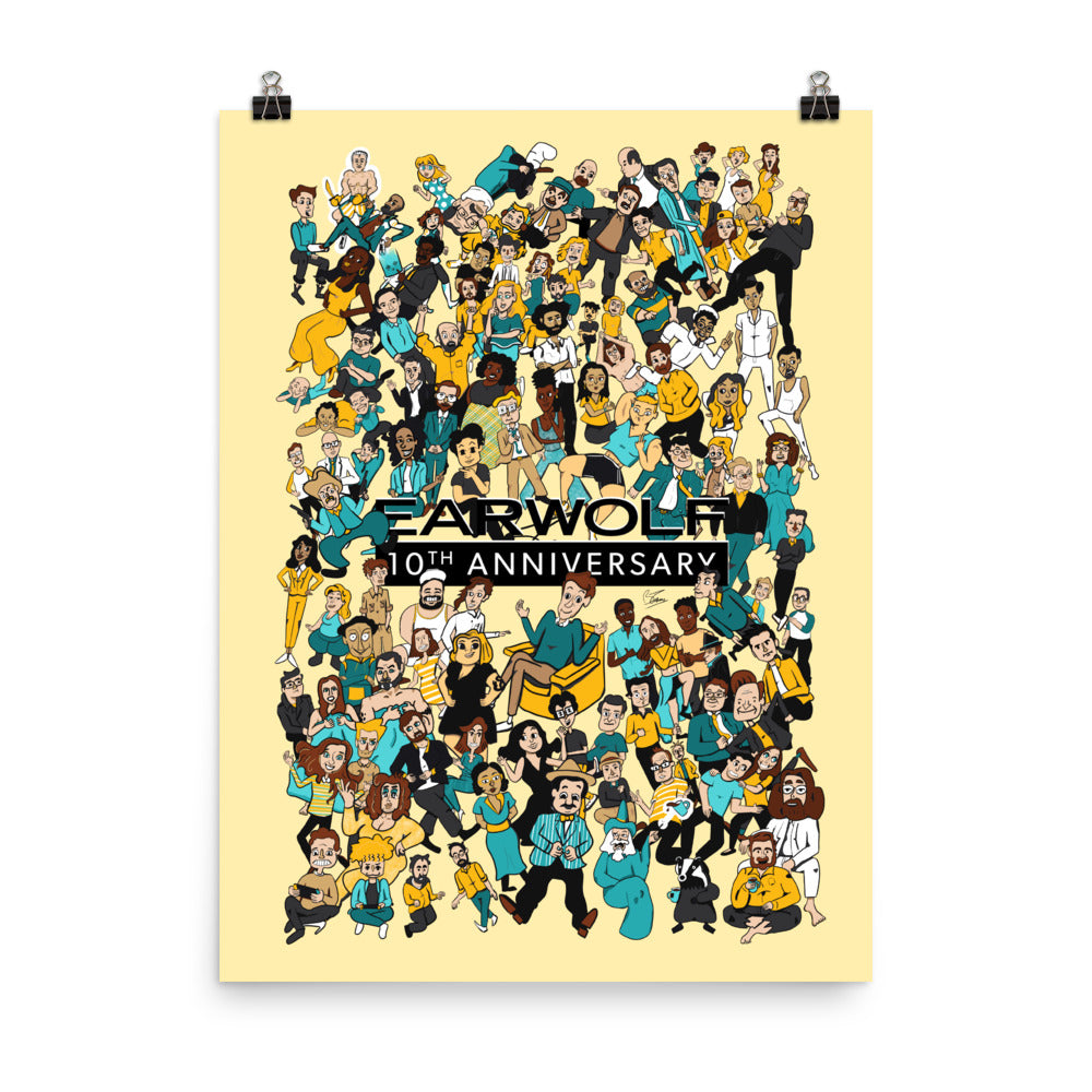 Earwolf 10th Anniversary Poster Podswag
