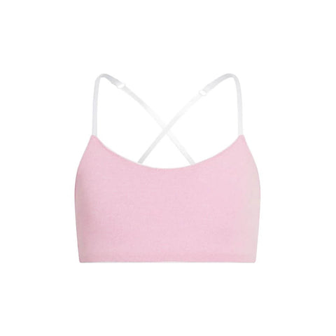 A photo of the Bleum Active Bra in pink.