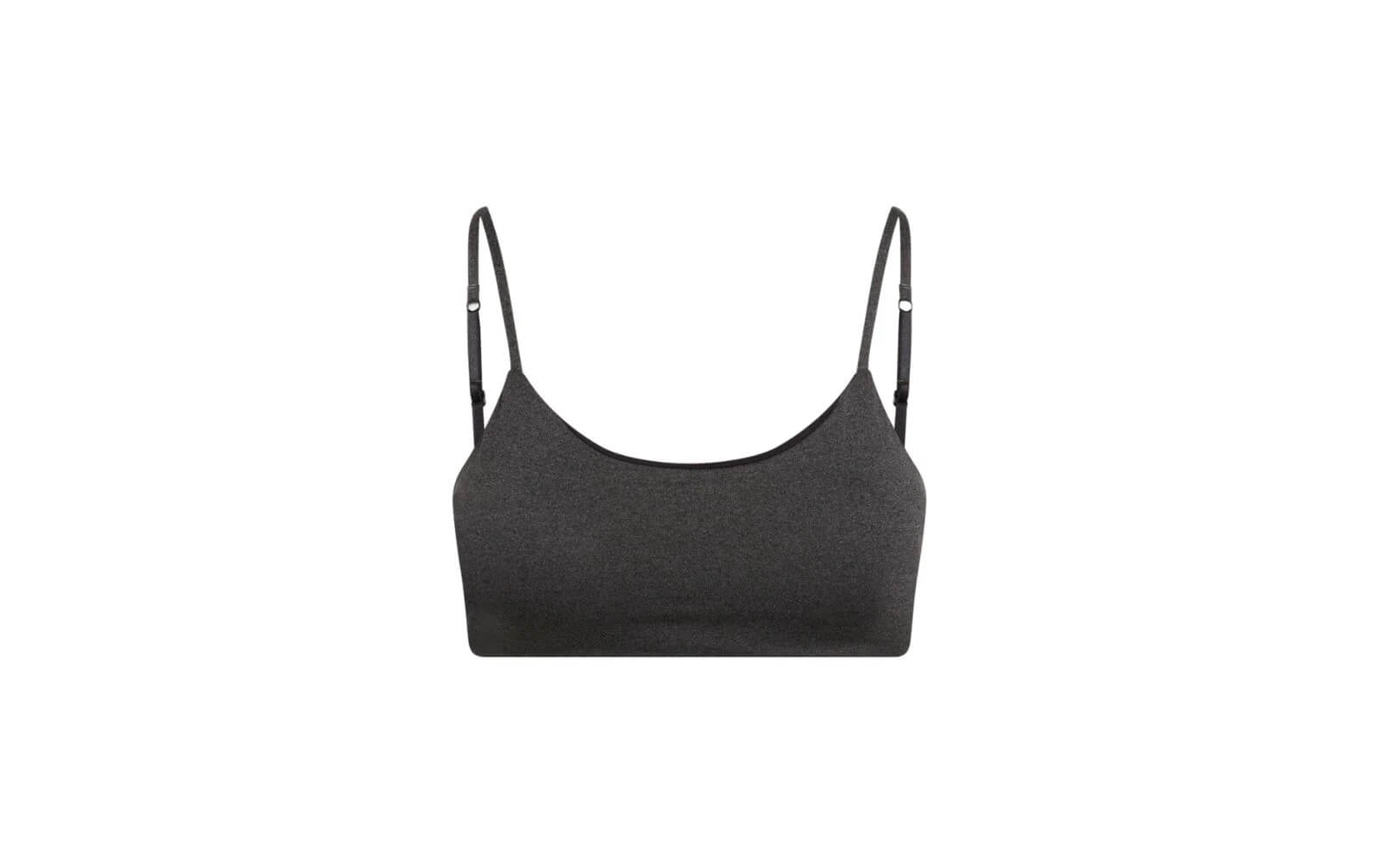 Padded bra by Bleuet for teens in charcoal.