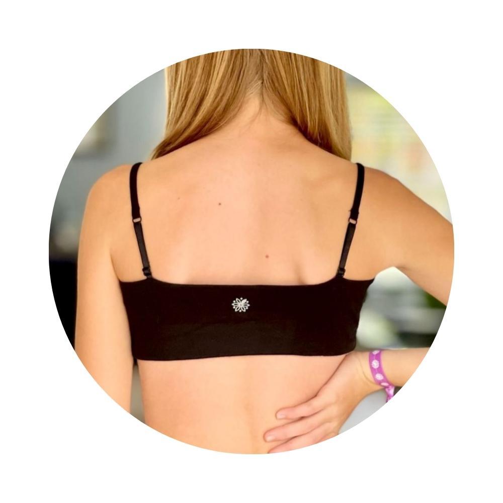 On The Inside - 'Calla' Teal Bamboo / Cotton Supportive Underbust  Adjustable Back Bra with Removable Padding