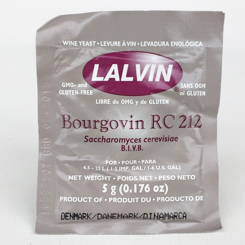 Lalvin Bourgovin Rc 212 Wine Yeast Chicago Brew Werks