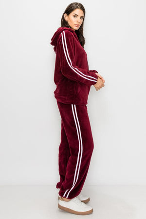 teddy fleece joggers