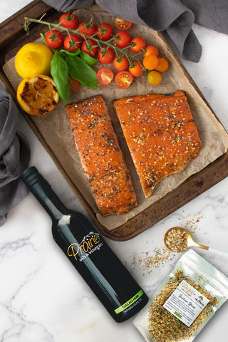 sicilian spices salmon filet