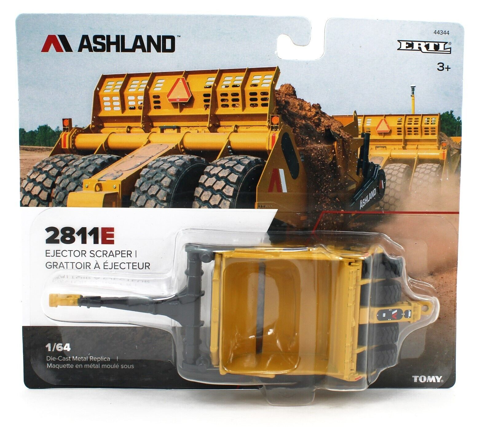 1:64 ERTL *ASHLAND* Model 2811E Ejector SCRAPER *NIP*
