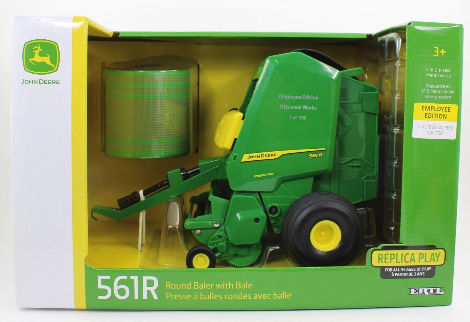 2024 ERTL 1:16 John Deere Model 561R Round Baler OTTUMWA WORKS EMPLOYEE EDITION