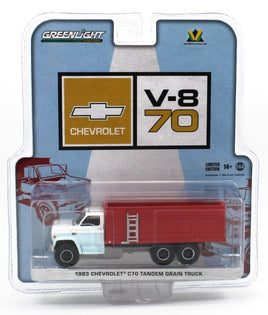 1:64 GreenLight *SD TRUCKS 13* BLUE & WHITE 1980 Chevrolet C70