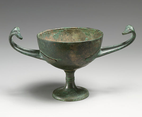 The Met's Greek Bronze Kylix (07.286.97) 3rd-4th Century BCE, courtesy Metmuseum.org