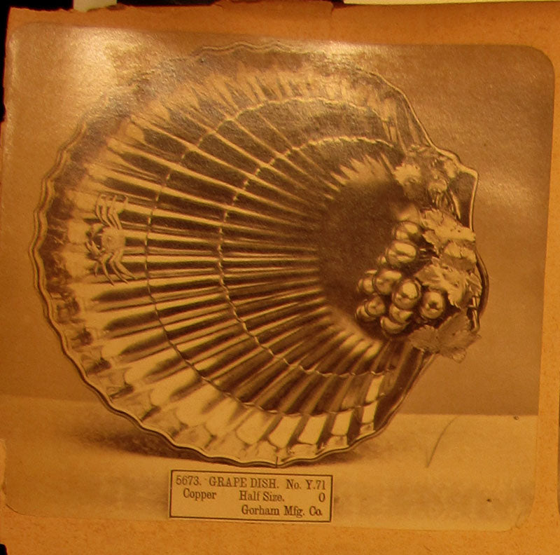 Gorham archival image of grape dish