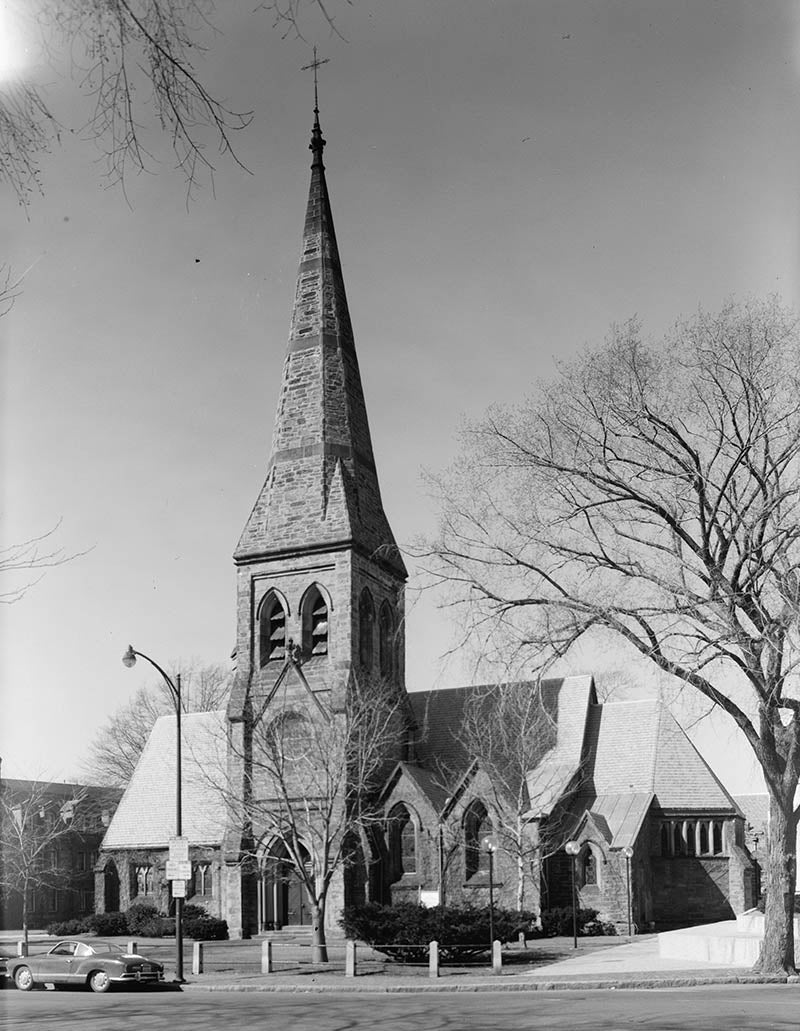 Library of Congess historic image of St. John's Chapel from the mid-1960's.
