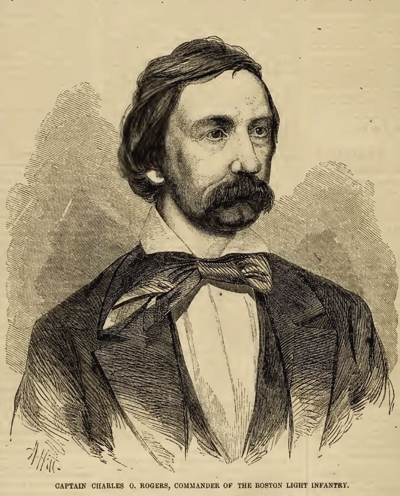 Charles O Rogers from Ballou's Pictorial, January 2, 1858, p. 172