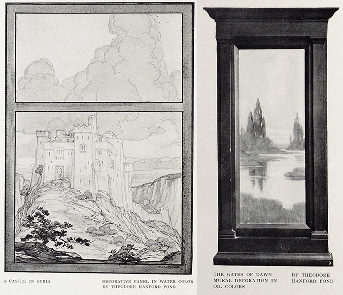 Paintings by Theodore Hanford Pond from the International Studio 1912
