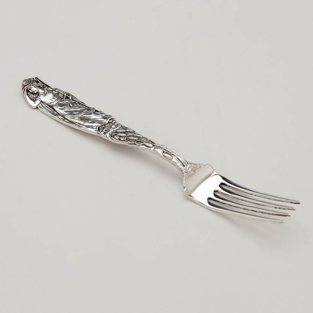 Towle Louis XIV Sterling Silver Pickle Fork & Sterling Head 