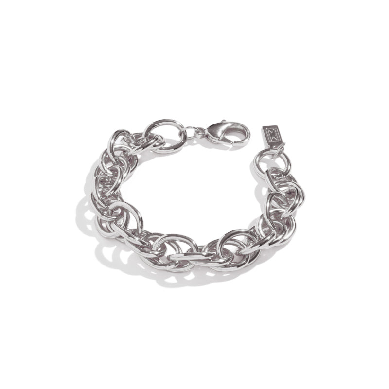 Black & Gold Hematite Beads Bracelet with Hinged Steel Hook Clasp - Rogers  & Brooke Jewelers