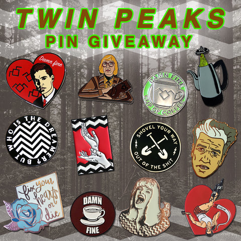 Twin Peaks Pin Giveaway Main Graphic