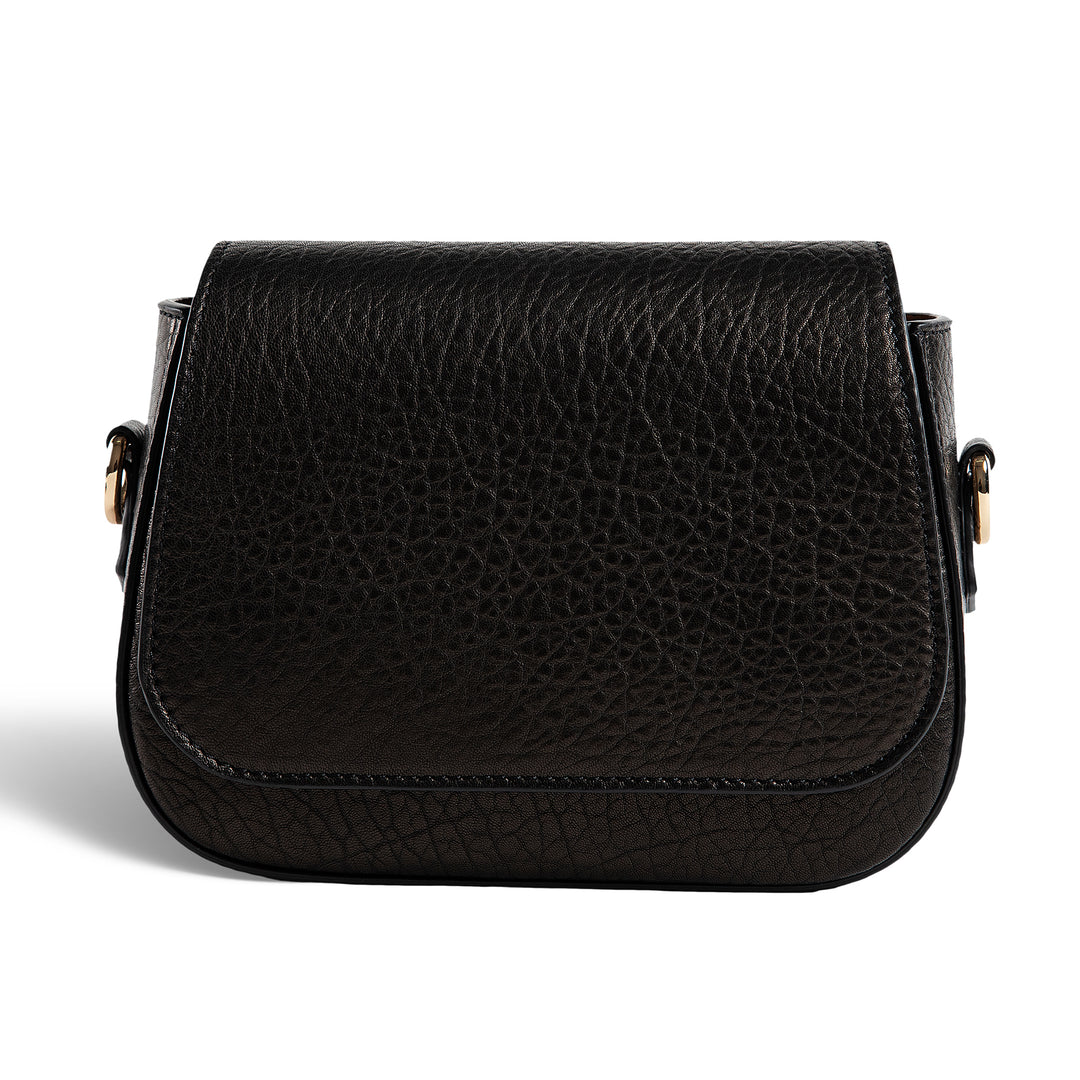 Leather Designer Wallet, Dymnos Black
