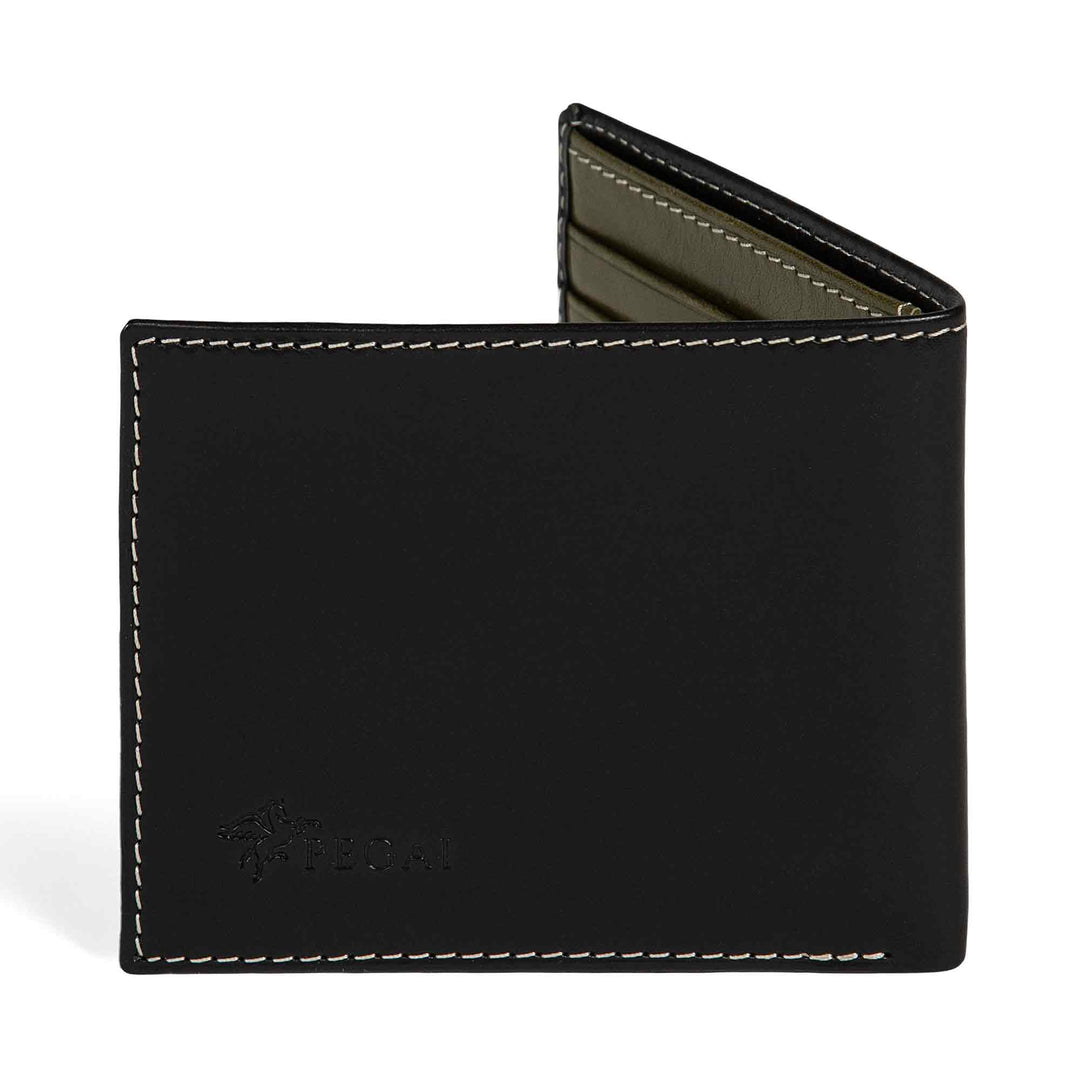 Black Leather Wallet - Ludovico Marabotto