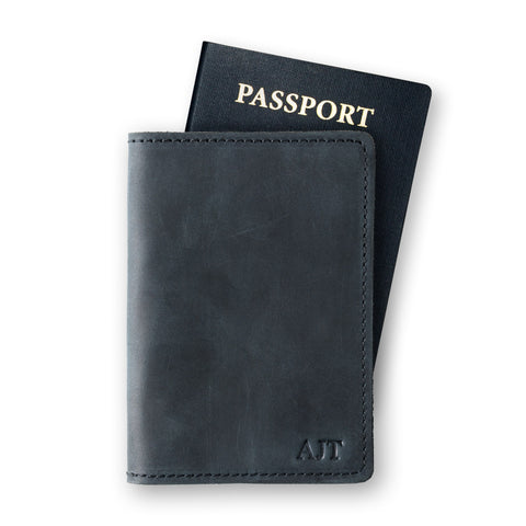 PEGAI DeKalb Leather Passport Cover