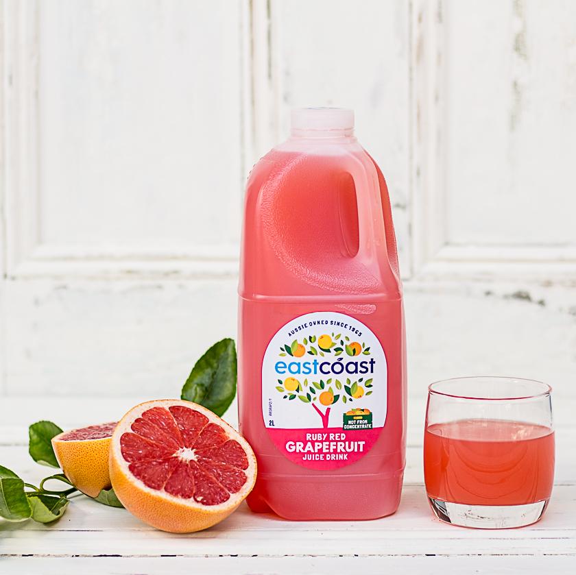 sugar ruby red grapefruit juice