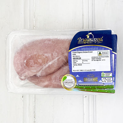 Local Inglewood Organic Chicken Breast Fillet (Skinless) - 450g* av.