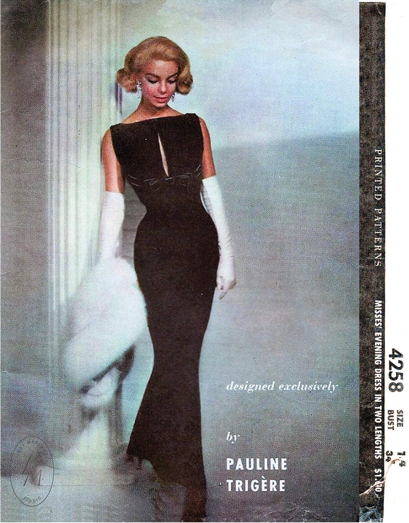 1960s evening gowns and cocktail dresses sewing patterns – Lady Marlowe