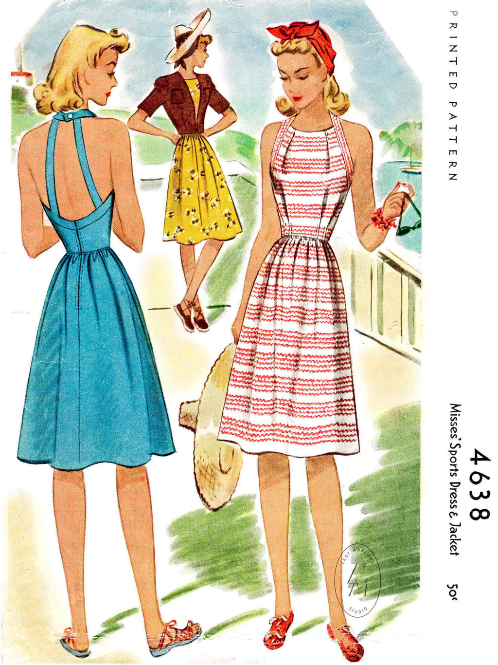 1940s summer dress